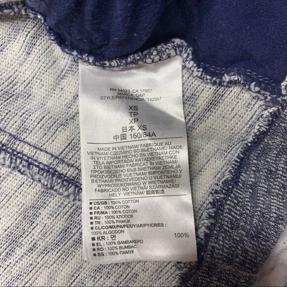 Gap Zip Up Moto Jacket in Heathered Blue - Picture 7 of 9